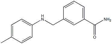 3-{[(4-methylphenyl)amino]methyl}benzamide