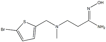 3-{[(5-bromothiophen-2-yl)methyl](methyl)amino}-N'-hydroxypropanimidamide