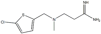 3-{[(5-chlorothiophen-2-yl)methyl](methyl)amino}propanimidamide