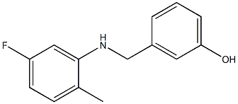 3-{[(5-fluoro-2-methylphenyl)amino]methyl}phenol