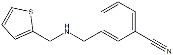 3-{[(thiophen-2-ylmethyl)amino]methyl}benzonitrile Struktur