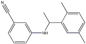 3-{[1-(2,5-dimethylphenyl)ethyl]amino}benzonitrile