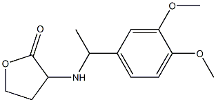 3-{[1-(3,4-dimethoxyphenyl)ethyl]amino}oxolan-2-one Structure