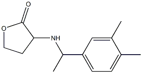 3-{[1-(3,4-dimethylphenyl)ethyl]amino}oxolan-2-one 结构式