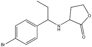3-{[1-(4-bromophenyl)propyl]amino}oxolan-2-one