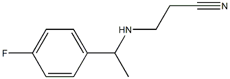  3-{[1-(4-fluorophenyl)ethyl]amino}propanenitrile