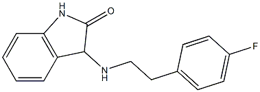 3-{[2-(4-fluorophenyl)ethyl]amino}-2,3-dihydro-1H-indol-2-one|