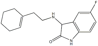 3-{[2-(cyclohex-1-en-1-yl)ethyl]amino}-5-fluoro-2,3-dihydro-1H-indol-2-one