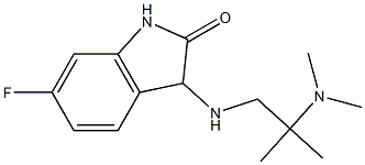 3-{[2-(dimethylamino)-2-methylpropyl]amino}-6-fluoro-2,3-dihydro-1H-indol-2-one|