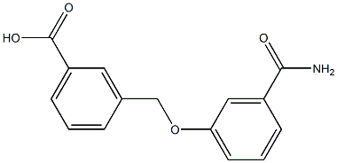 3-{[3-(aminocarbonyl)phenoxy]methyl}benzoic acid|