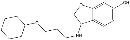 3-{[3-(cyclohexyloxy)propyl]amino}-2,3-dihydro-1-benzofuran-6-ol
