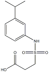 3-{[3-(propan-2-yl)phenyl]sulfamoyl}propanoic acid|