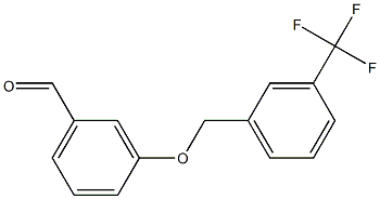3-{[3-(trifluoromethyl)phenyl]methoxy}benzaldehyde|