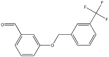 3-{[3-(trifluoromethyl)phenyl]methoxy}benzaldehyde Structure