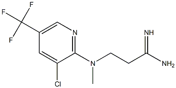 3-{[3-chloro-5-(trifluoromethyl)pyridin-2-yl](methyl)amino}propanimidamide