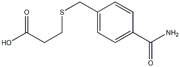  3-{[4-(aminocarbonyl)benzyl]thio}propanoic acid