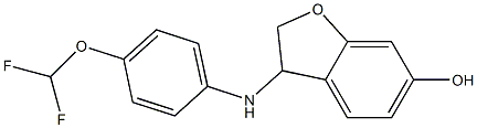 3-{[4-(difluoromethoxy)phenyl]amino}-2,3-dihydro-1-benzofuran-6-ol