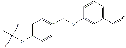  3-{[4-(trifluoromethoxy)phenyl]methoxy}benzaldehyde