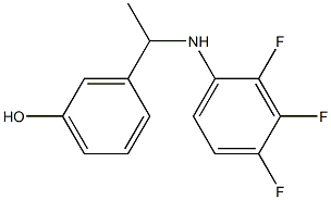  3-{1-[(2,3,4-trifluorophenyl)amino]ethyl}phenol