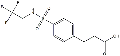 3-{4-[(2,2,2-trifluoroethyl)sulfamoyl]phenyl}propanoic acid