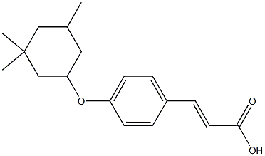 3-{4-[(3,3,5-trimethylcyclohexyl)oxy]phenyl}prop-2-enoic acid|