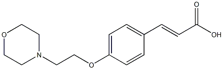  3-{4-[2-(morpholin-4-yl)ethoxy]phenyl}prop-2-enoic acid