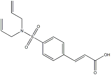 3-{4-[bis(prop-2-en-1-yl)sulfamoyl]phenyl}prop-2-enoic acid