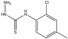 3-amino-1-(2-chloro-4-methylphenyl)thiourea,,结构式