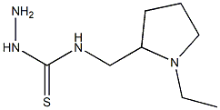 3-amino-1-[(1-ethylpyrrolidin-2-yl)methyl]thiourea Structure