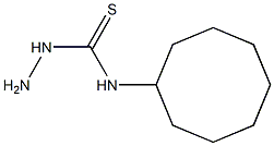 3-amino-1-cyclooctylthiourea Structure