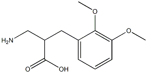 3-amino-2-[(2,3-dimethoxyphenyl)methyl]propanoic acid,,结构式