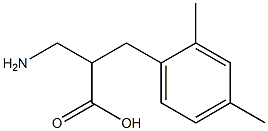 3-amino-2-[(2,4-dimethylphenyl)methyl]propanoic acid,,结构式