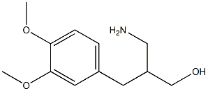 3-amino-2-[(3,4-dimethoxyphenyl)methyl]propan-1-ol Structure