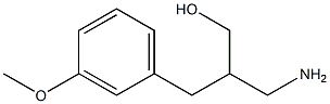 3-amino-2-[(3-methoxyphenyl)methyl]propan-1-ol Structure