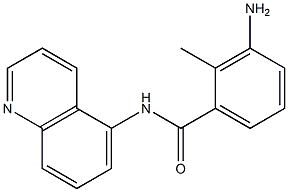 3-amino-2-methyl-N-(quinolin-5-yl)benzamide Structure