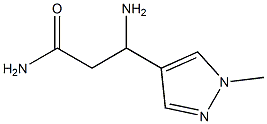 3-amino-3-(1-methyl-1H-pyrazol-4-yl)propanamide