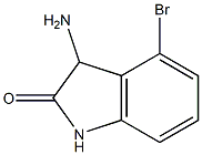 3-amino-4-bromo-1,3-dihydro-2H-indol-2-one Struktur