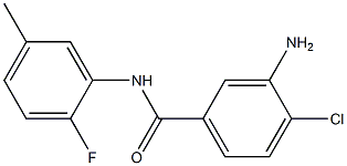3-amino-4-chloro-N-(2-fluoro-5-methylphenyl)benzamide