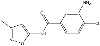 3-amino-4-chloro-N-(3-methyl-1,2-oxazol-5-yl)benzamide