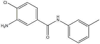 3-amino-4-chloro-N-(3-methylphenyl)benzamide Structure