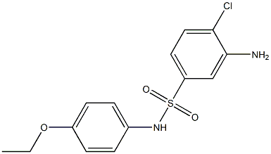 3-amino-4-chloro-N-(4-ethoxyphenyl)benzene-1-sulfonamide