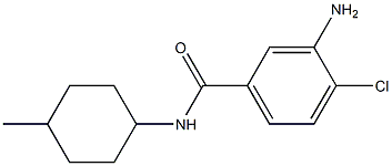 3-amino-4-chloro-N-(4-methylcyclohexyl)benzamide Struktur