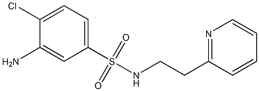 3-amino-4-chloro-N-[2-(pyridin-2-yl)ethyl]benzene-1-sulfonamide