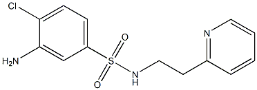 3-amino-4-chloro-N-[2-(pyridin-2-yl)ethyl]benzene-1-sulfonamide|