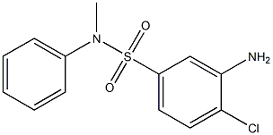 3-amino-4-chloro-N-methyl-N-phenylbenzene-1-sulfonamide