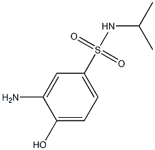 3-amino-4-hydroxy-N-(propan-2-yl)benzene-1-sulfonamide