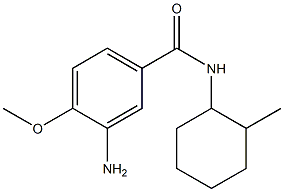 3-amino-4-methoxy-N-(2-methylcyclohexyl)benzamide,,结构式