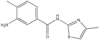 3-amino-4-methyl-N-(4-methyl-1,3-thiazol-2-yl)benzamide