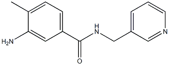 3-amino-4-methyl-N-(pyridin-3-ylmethyl)benzamide Structure
