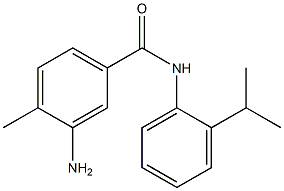 3-amino-4-methyl-N-[2-(propan-2-yl)phenyl]benzamide
